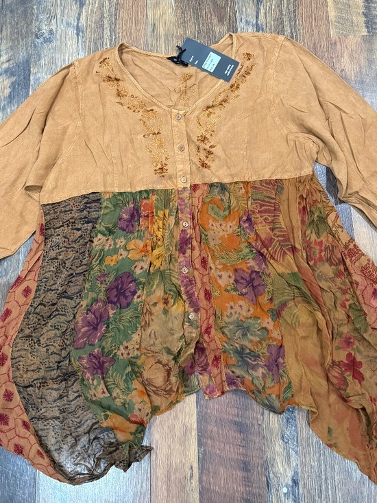 Young Threads Tops - Young Threads 2X Boho TOP BLOUSE NWT